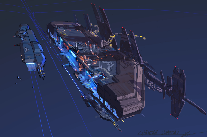 Illustration for article titled The Art of Homeworld. Enjoy.